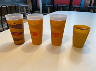 業者提供內用杯